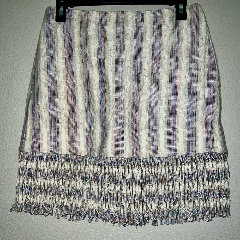 Alexis FRINGED VICHY SKIRT SET top is a small skirt is a medium🩵 - Picture 7 of 9